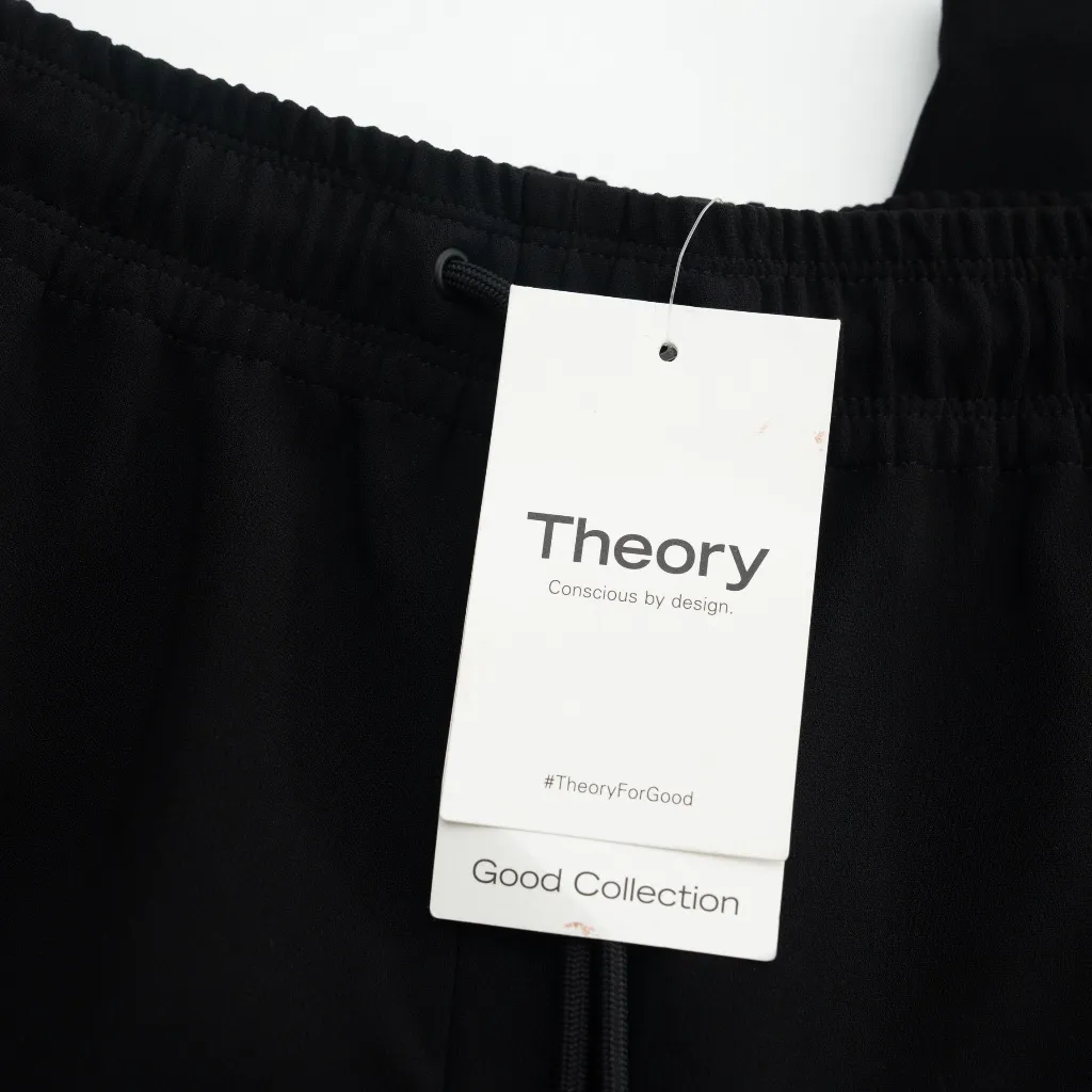 Theory -  Double knit Jersey Slouchy Jogger Pants - Image 4