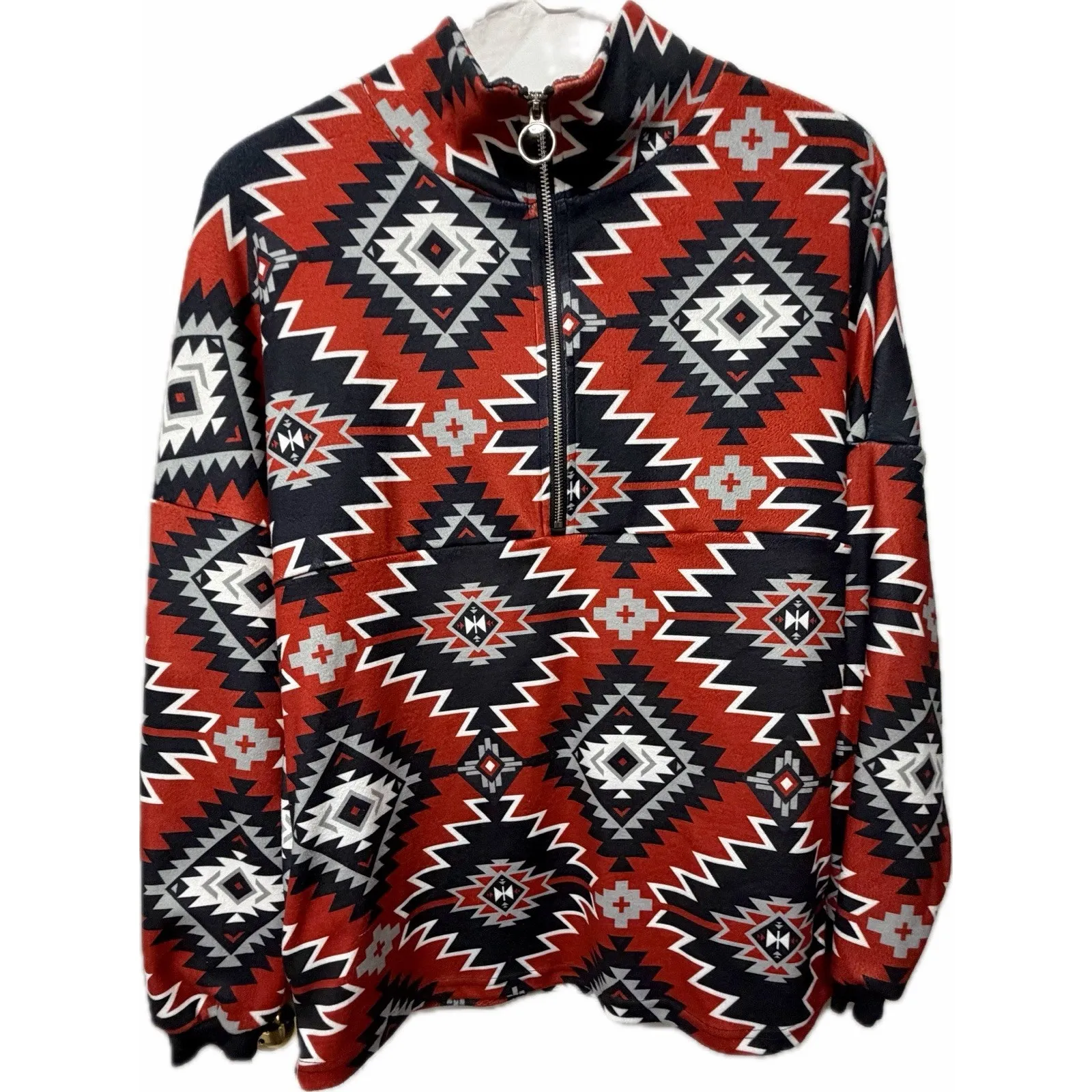 Women’s Crazy Train Bridle Up Pullover Fleece - Size small - Image 2