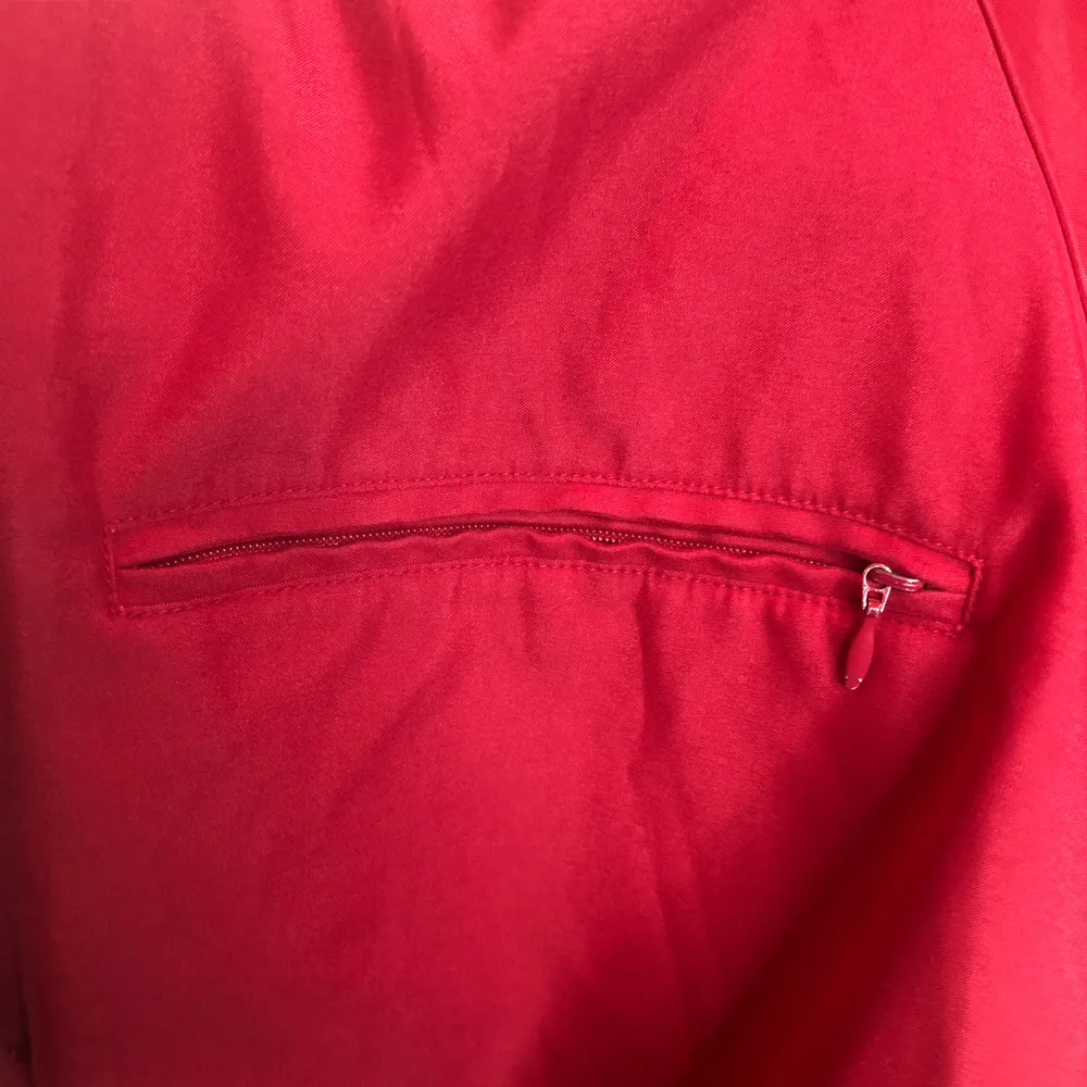 Vintage Norm Thompson Red Button Down Jacket - Image 7