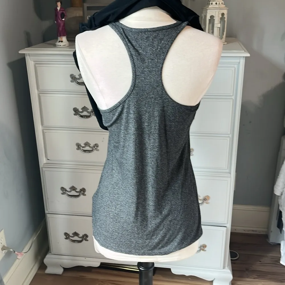 Black Flowy 2 Fer Tank - Image 6