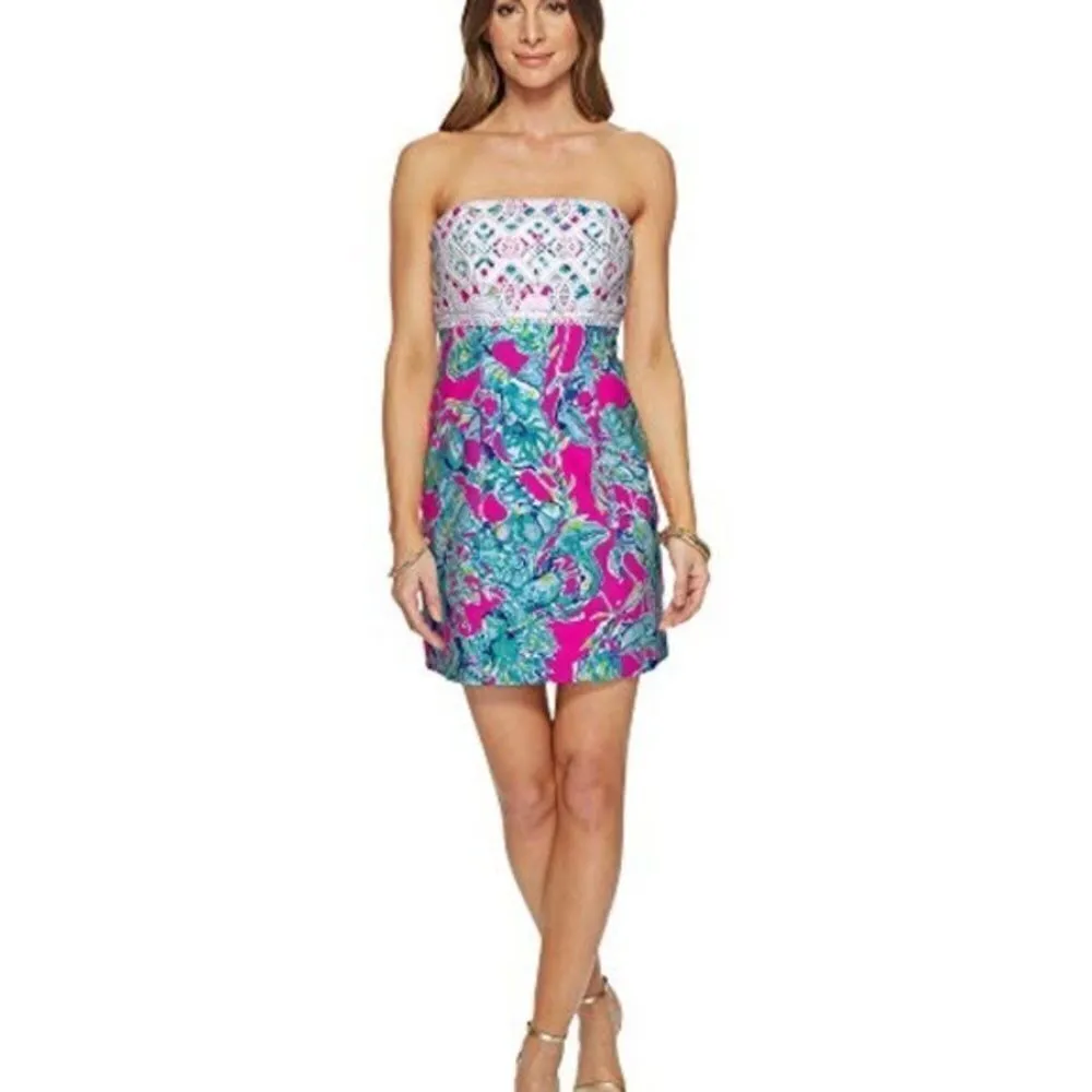 Lilly Pulitzer Brynn Lobsters in Love Dress - Image 2