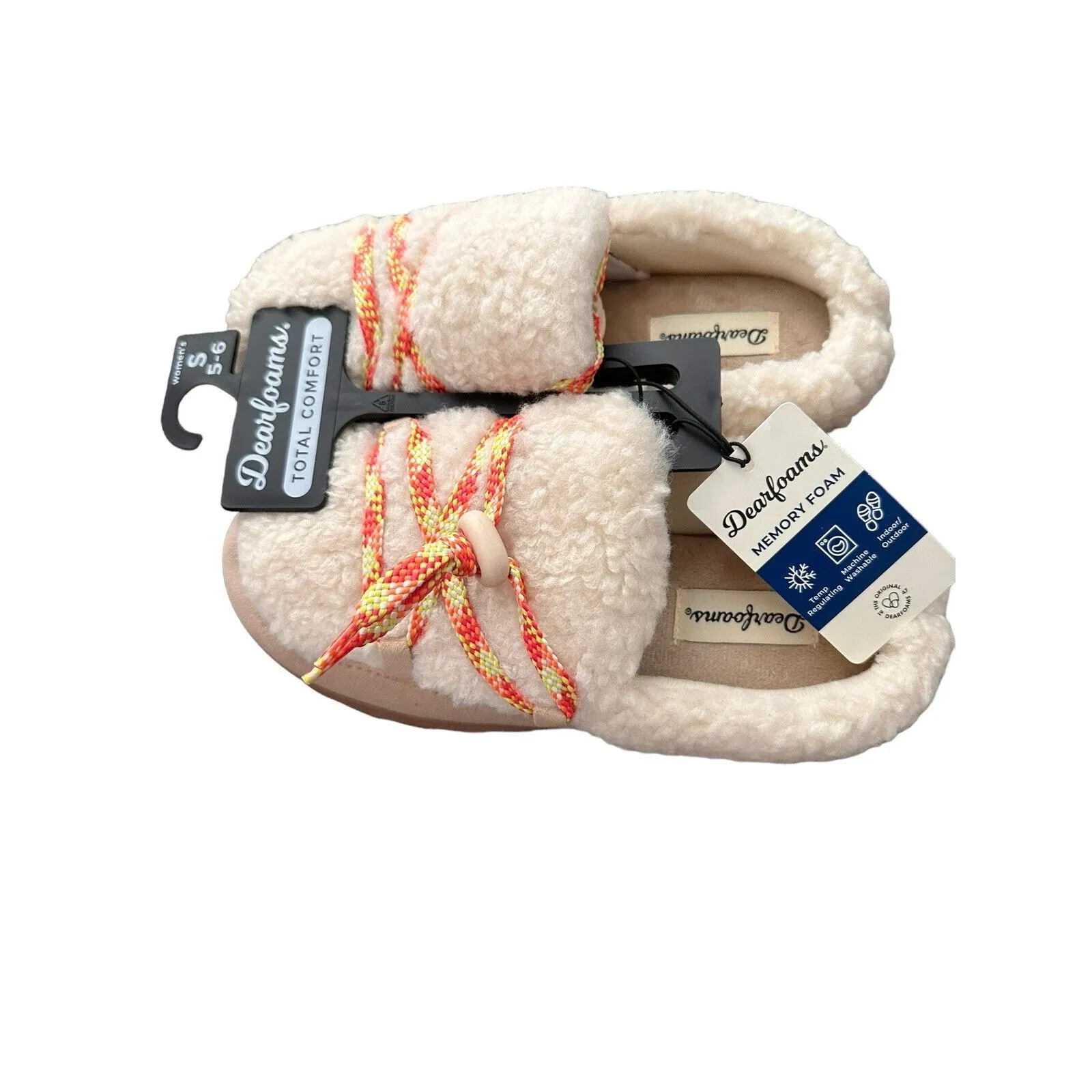 Women's Giselle Lace Up Teddy Clog Size Small 5/6 US Color: Crème Brûlée - Image 5