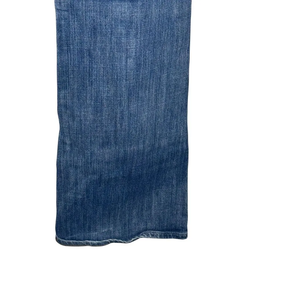 Gap Women's Jeans Flare Stretch‎ Mid-Rise Medium Wash Denim Pants Mexico Sz. 8R - Image 7