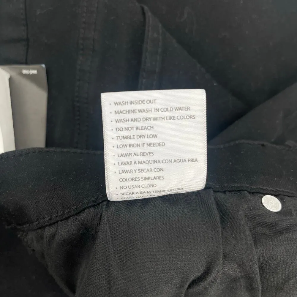 KANCAN Jeans Size 16W Denim Black NWT Mid Rise Cotton Stretch Flare Curvy Plus - Image 16