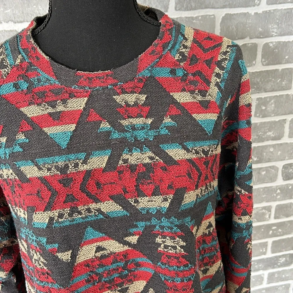 Obey Propaganda | Sweater Size X-Large | Multicolored | Aztec | 100% Cotton | - Image 2