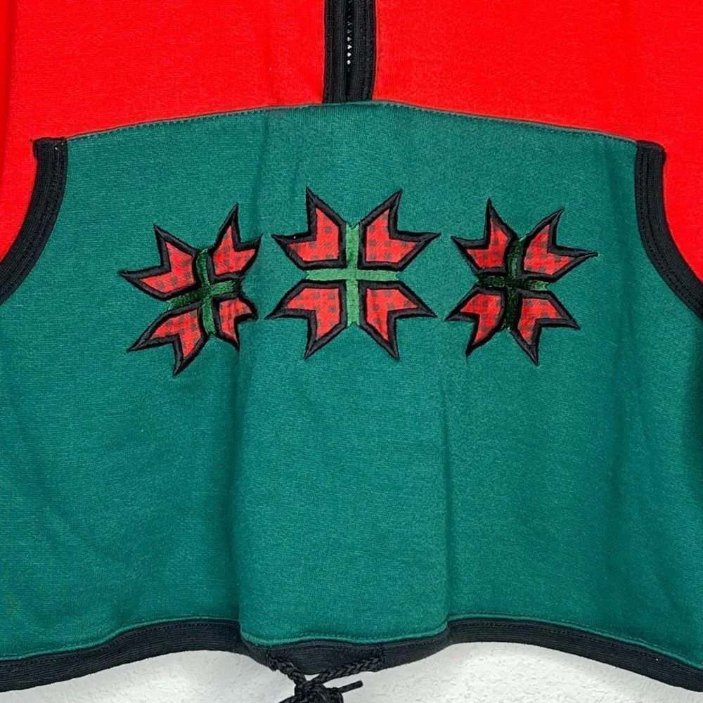 Vintage Ashley Hill Christmas Pullover‎ Shirt Red Size L - Image 3