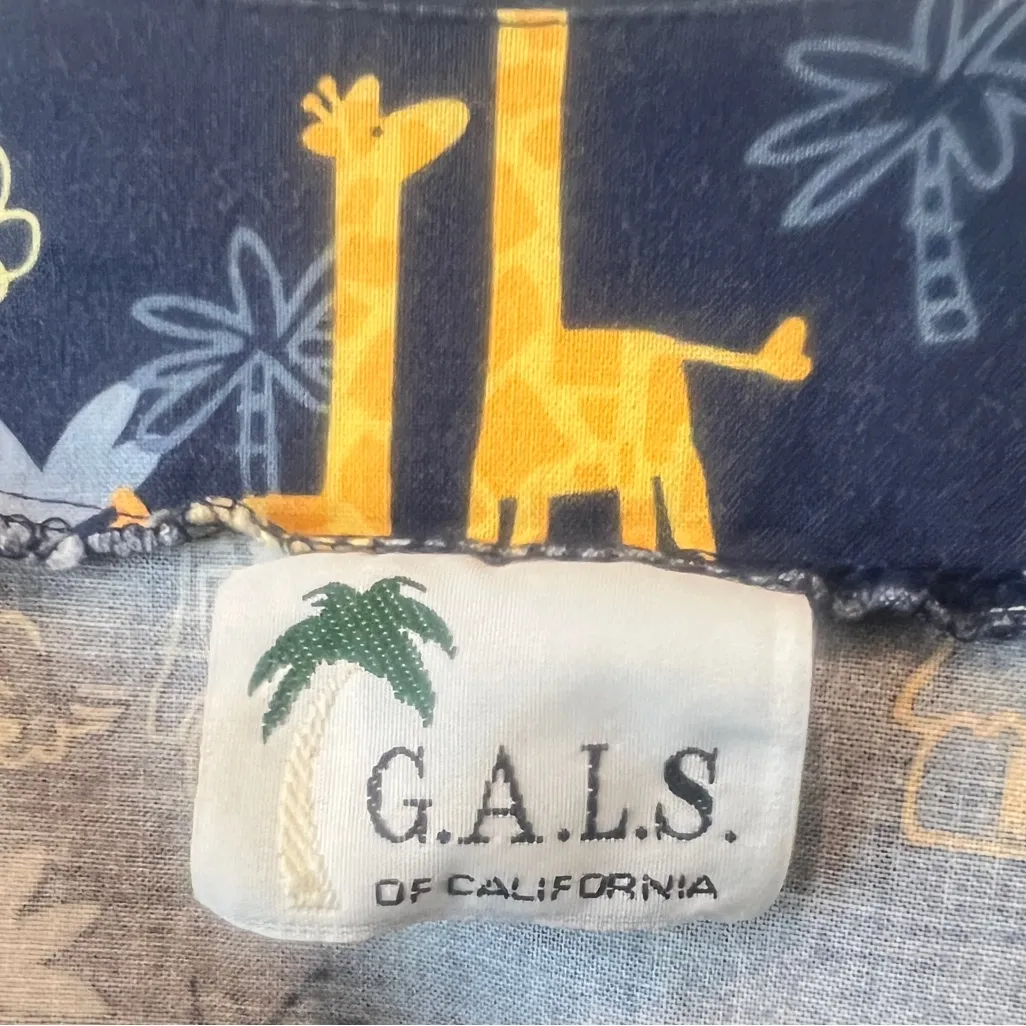 GALS women scrub Top Blue Size XL - Image 3