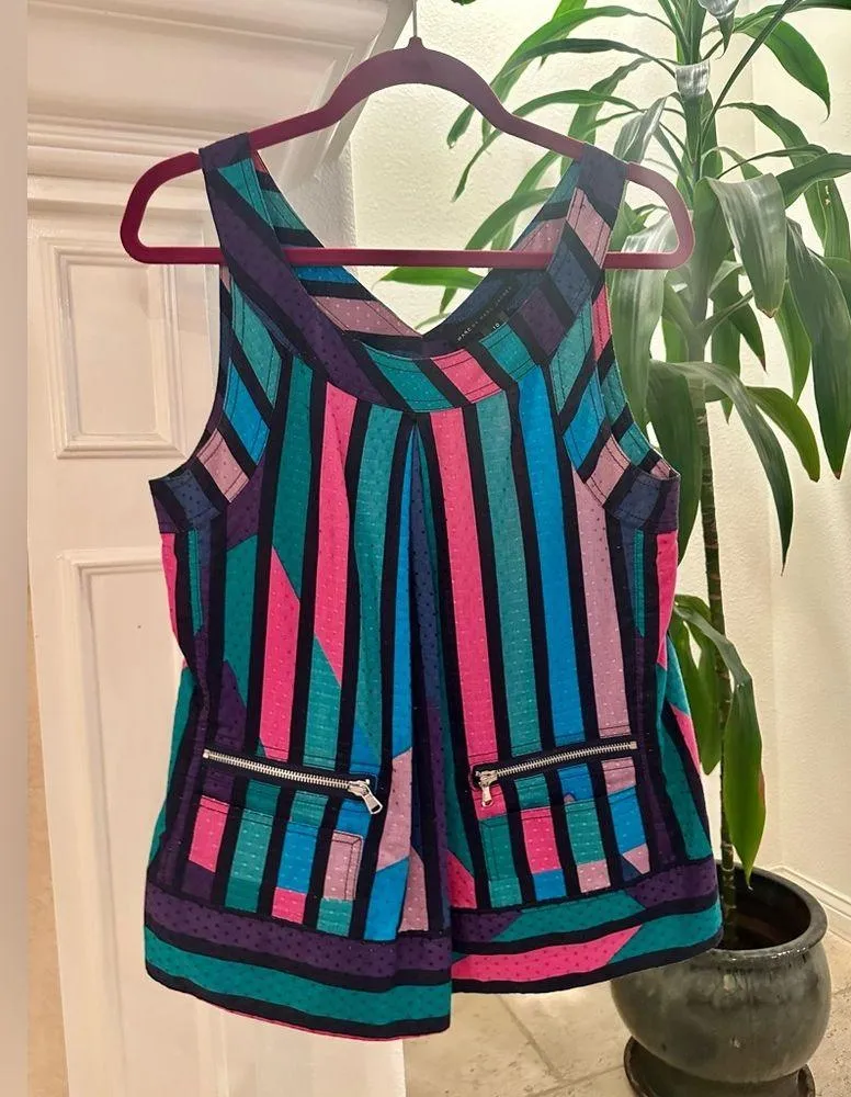 Spectrum Striped Sleeveless Top - Image 2