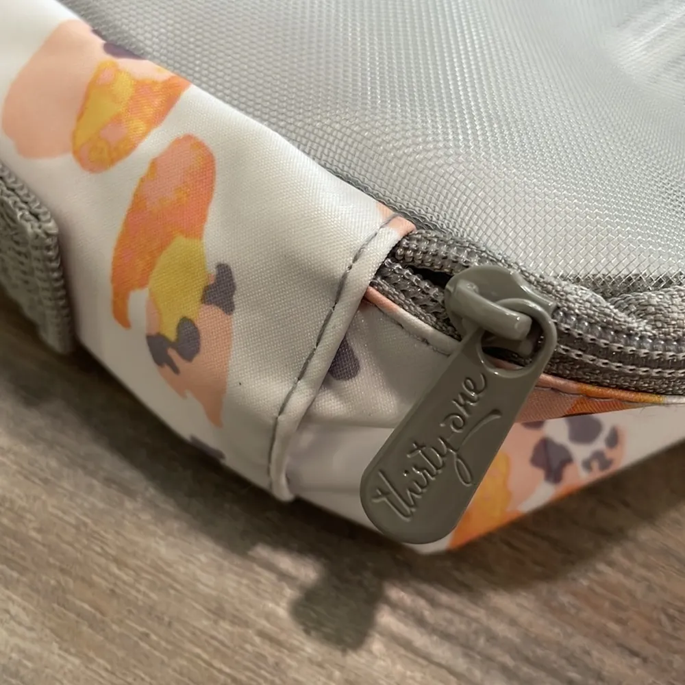 Soft Floral Small Packing Cube White - Image 3