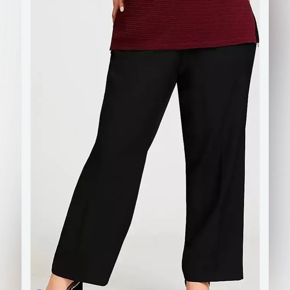 Catherines Right Fit Curvy Black Dress Pants Trousers Plus Size 20W - Image 2