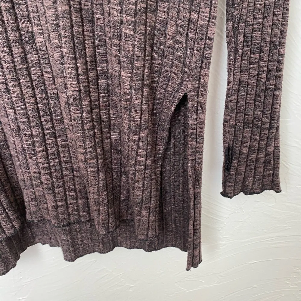 Michael Stars Jasper rib v-neck long sleeve tunic - Image 4