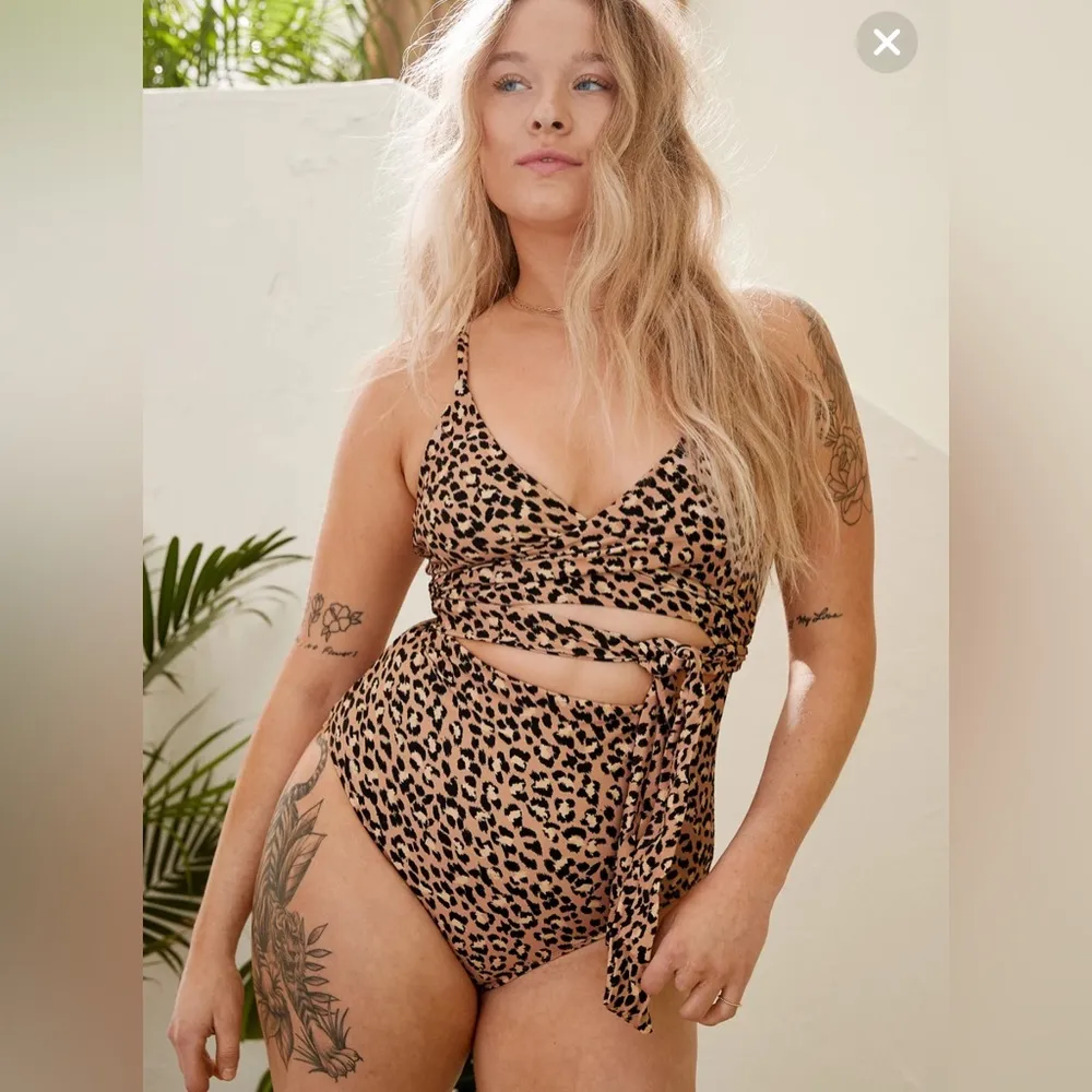 Aerie Leopard Full Coverage One‎ Piece Swimsuit | XS LONG - Image 10