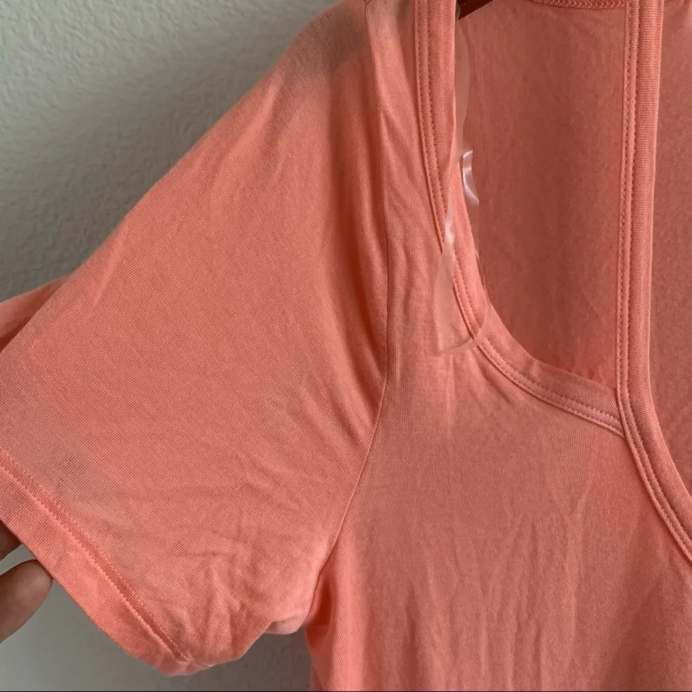 NWT VS PINK Cut Out Neckline Super Soft Tee Small - Image 6