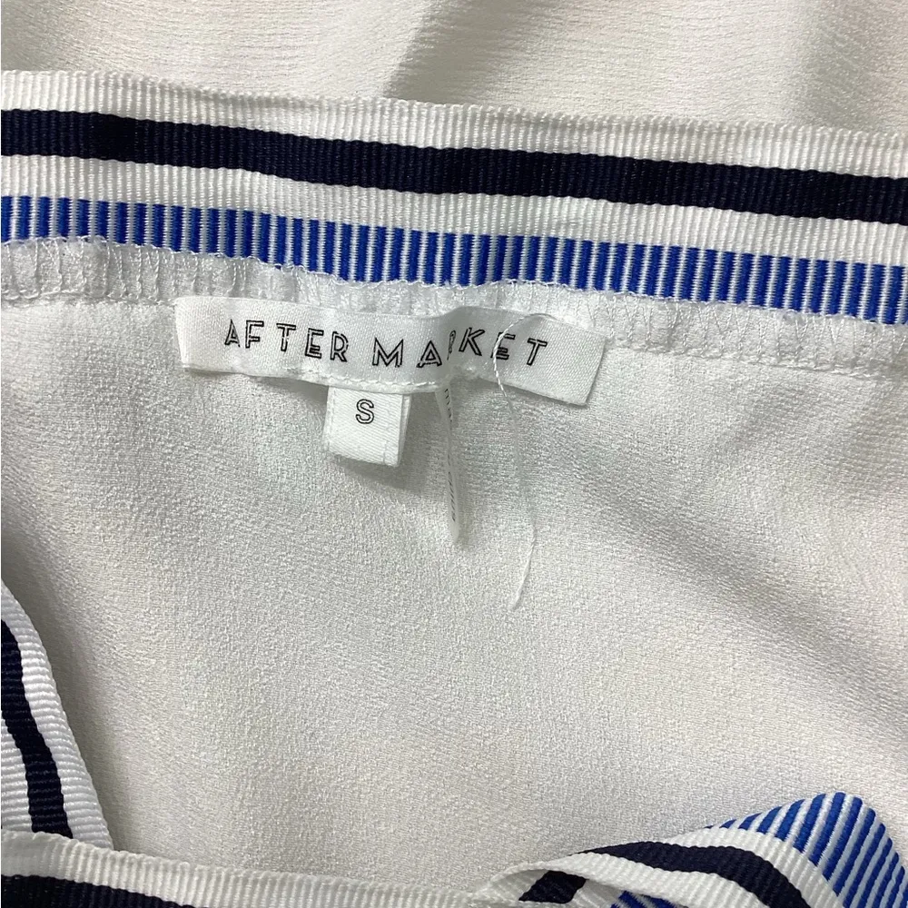 Multicolored Sleeveless Ruffled Blouse - Image 5