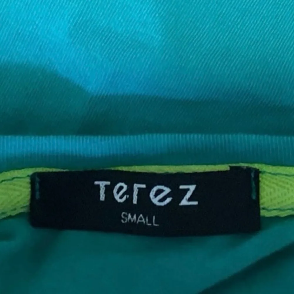 Terez New York Women's Green Pullover Short Sleeve Crew Neck T-Shirt Top Size S - Image 3