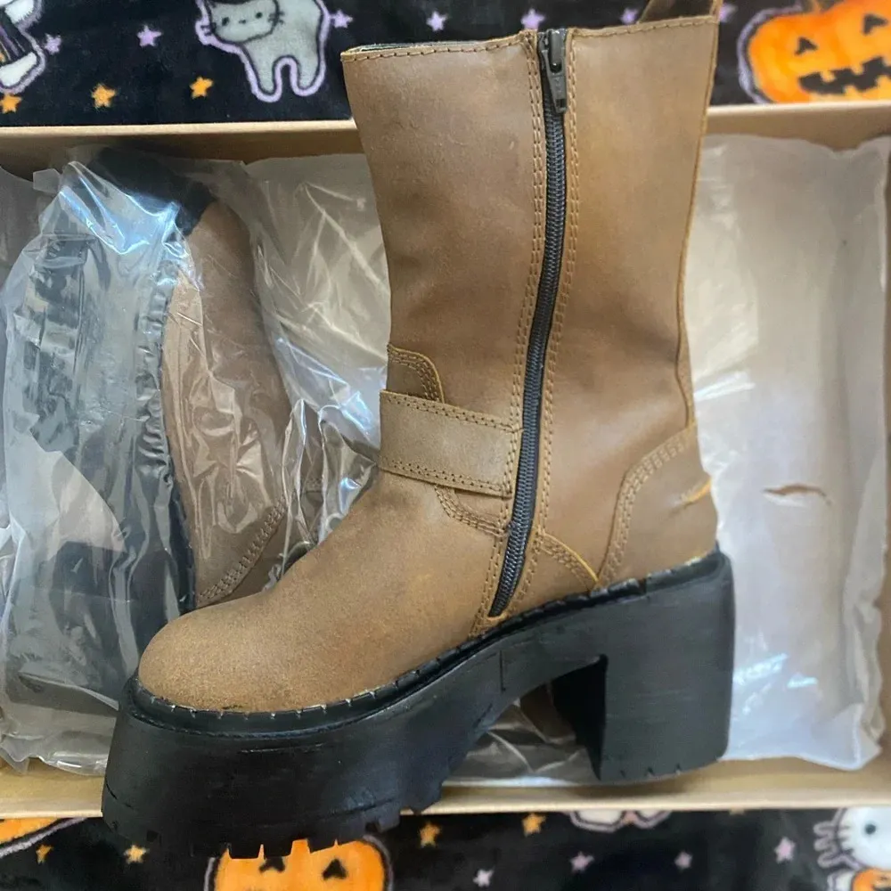 Moto Chunky Buckle Boots - Image 2