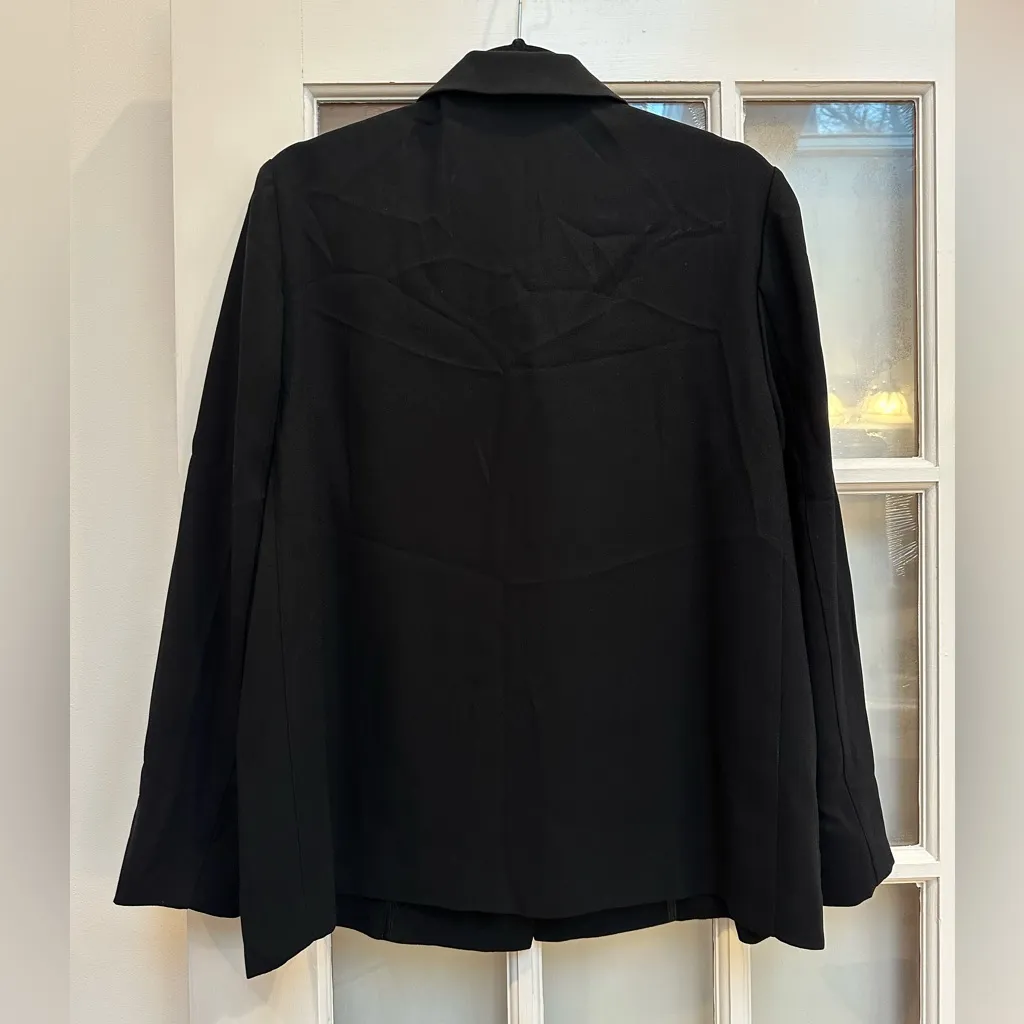 Vintage Country Road Black Lightweight Blazer Jacket Career Women’s Size 10 - Image 2