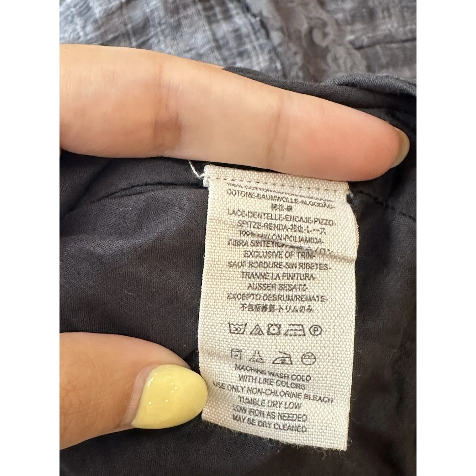 FREE PEOPLE BABYDOLL Pucker Mini Dress Embroidered Size Xs Fields Lace 2045 - Image 7