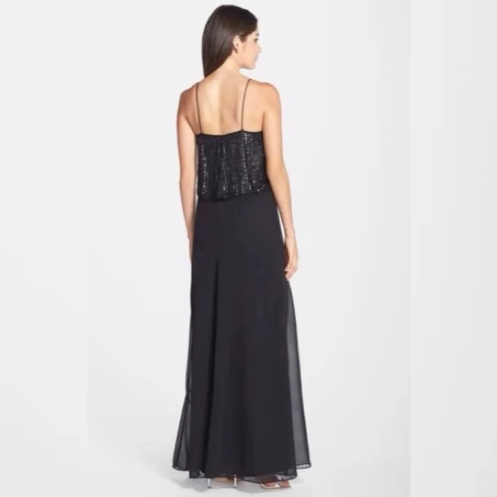 Aidan Mattox Beaded Chiffon Gown - Image 10