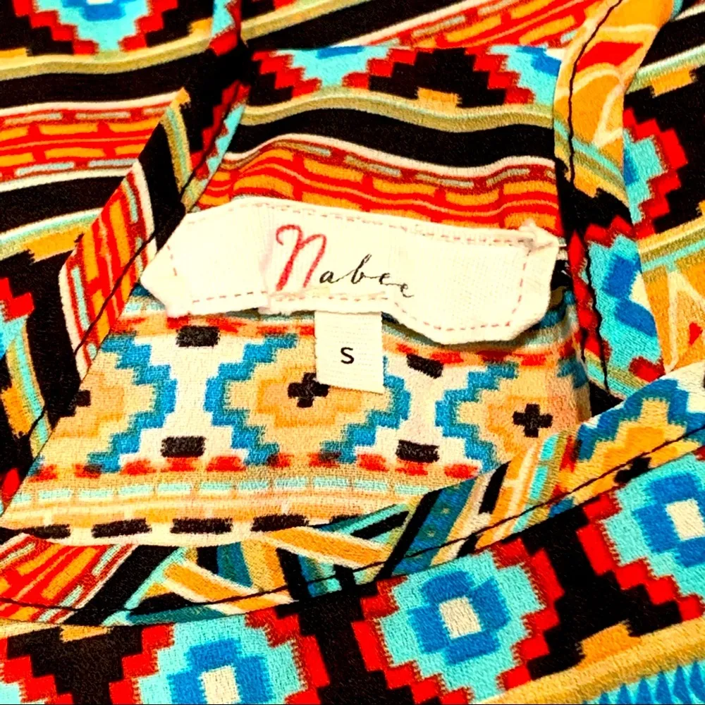 EUC Nabee Aztec Racerback Tank Small S - Image 7