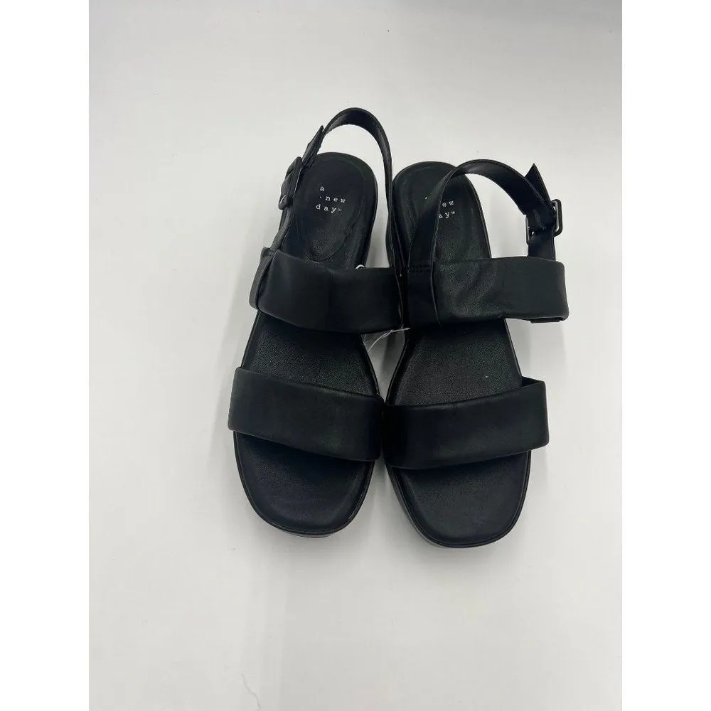 Brand New A New Day‎ Women's Esperanza Wedge Heel Color Black Size 11W - Image 3