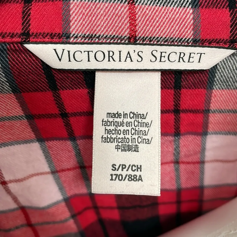 Victoria’s Secret Red plaid summer sleep set - Image 3