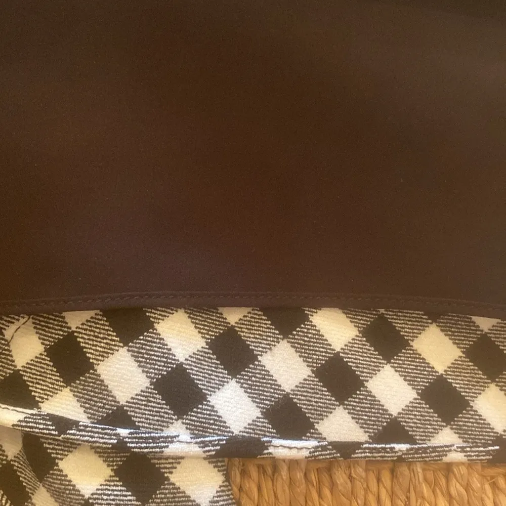 SZ 2 NWOT  10 Crosby Black & White Gingham Print Ruched Mini Skirt - Image 8