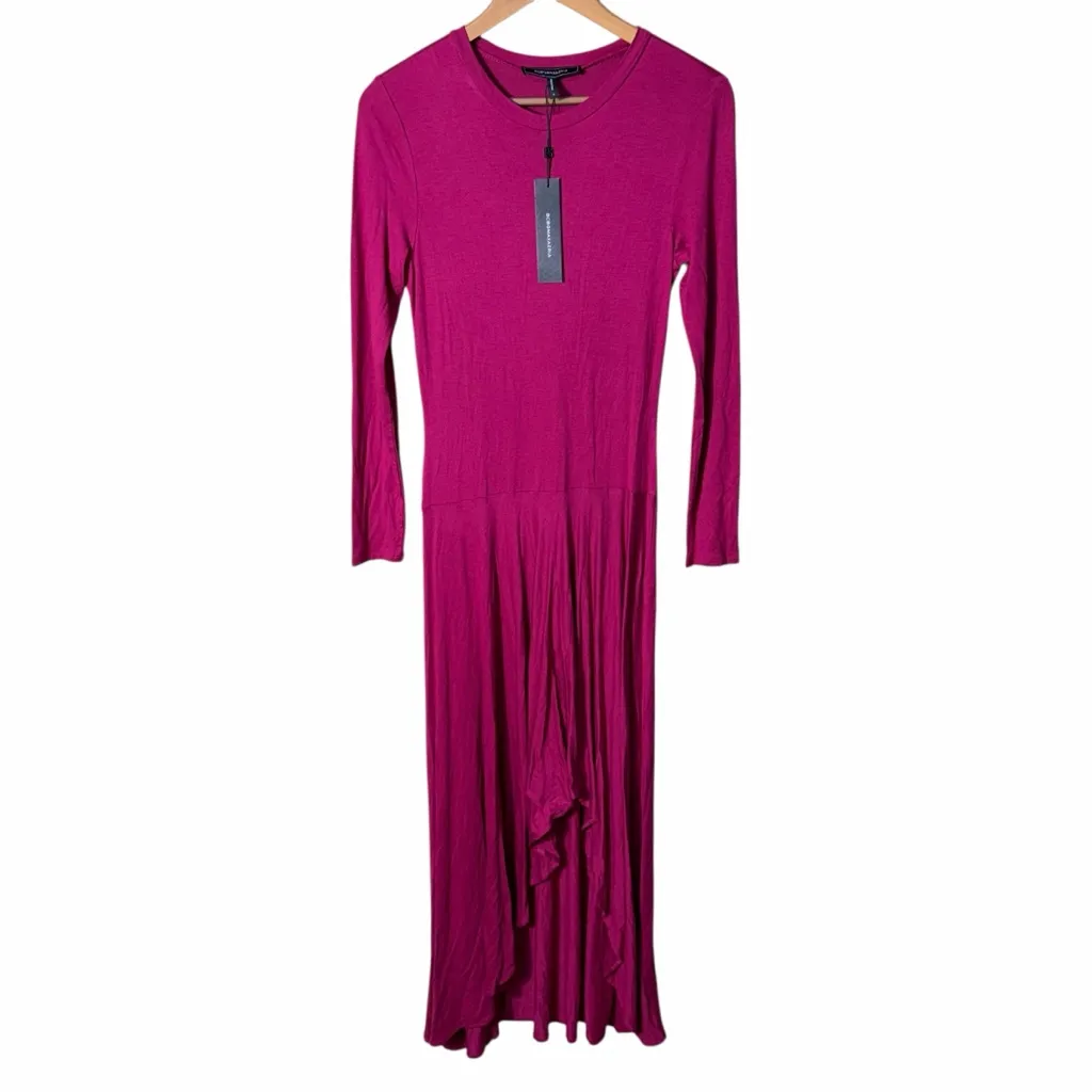 NEW BCBGMaxAzria Jace Drop Waist Long Sleeve Maxi Dress Size Small - Image 8