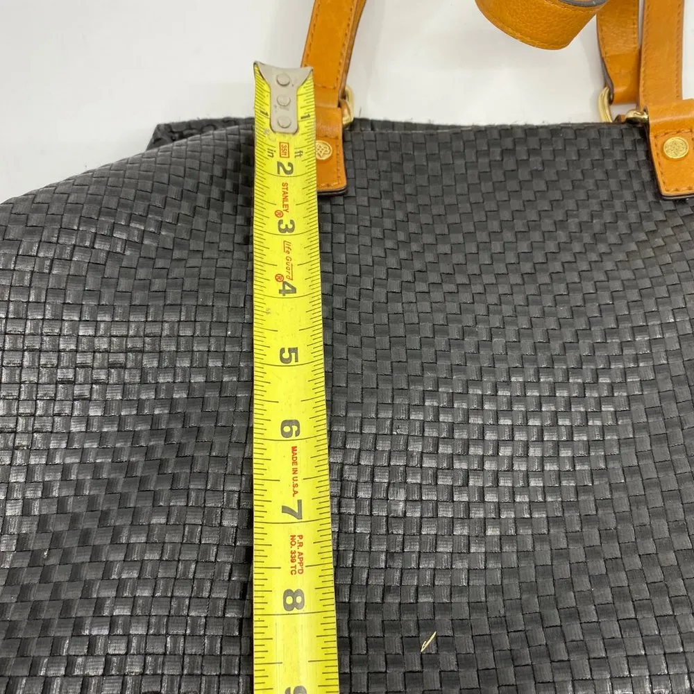 Antonio Melani  Black Leather Shoulder Bag - Image 6