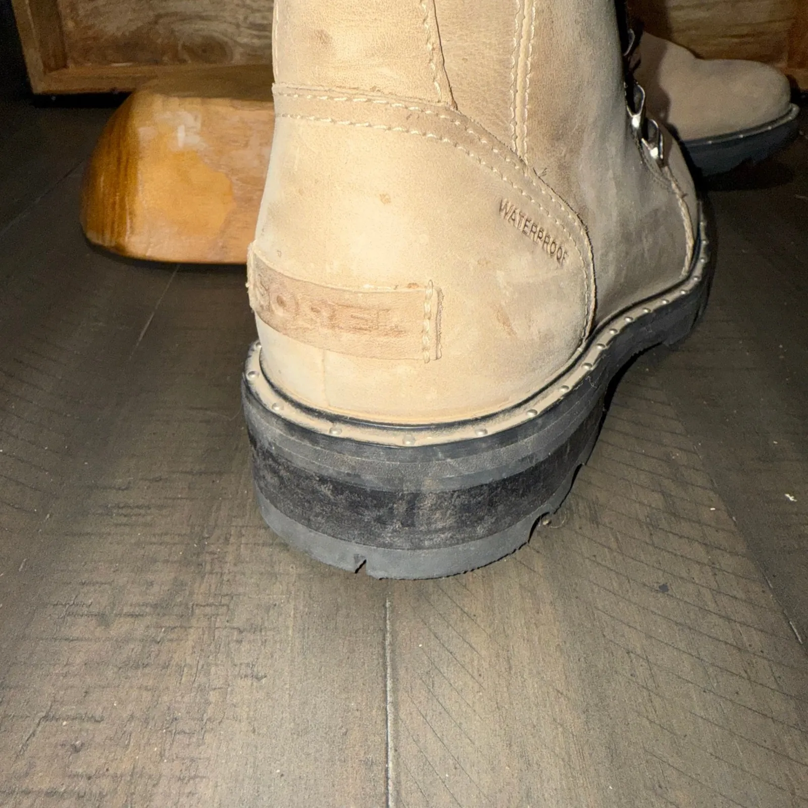 Sorel Women's Lennox Lace Tan Waterproof Suede Sand Tan Black‎ Casual 6 - Image 3