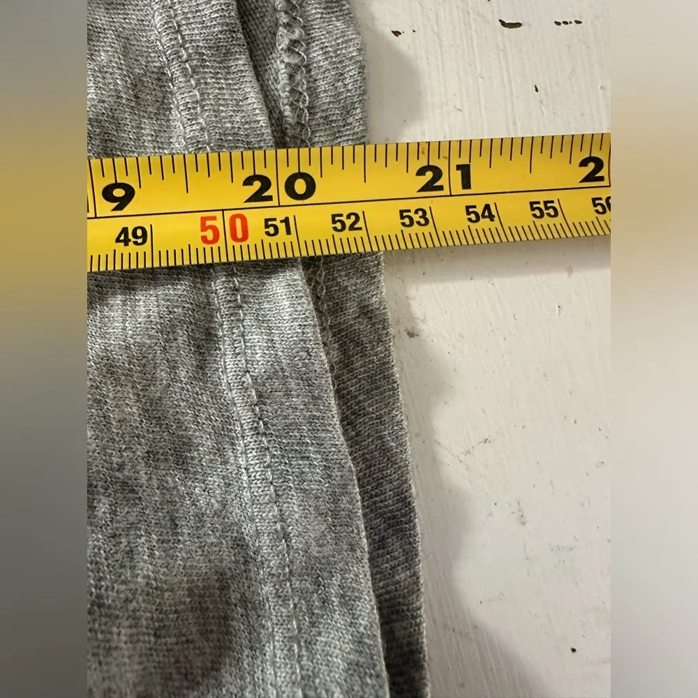 J Crew Shirt Womens Extra Small Long Sleeve Round Neck Gray Ruffle Preppy - Image 7