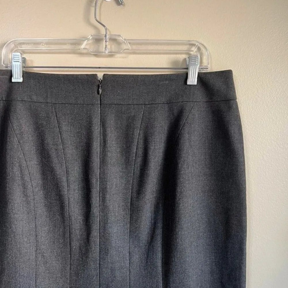 Ann Taylor size 14 dark grey dressy skirt - Image 3
