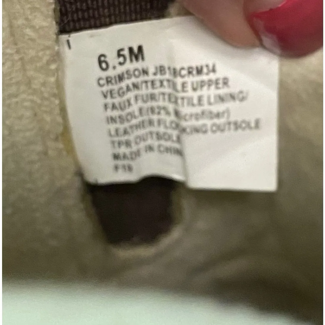 JBU by‎ Jambu Women's Crimson Flat Oxford Size 6.5 Comfort Shoe Memory Foam - Image 5