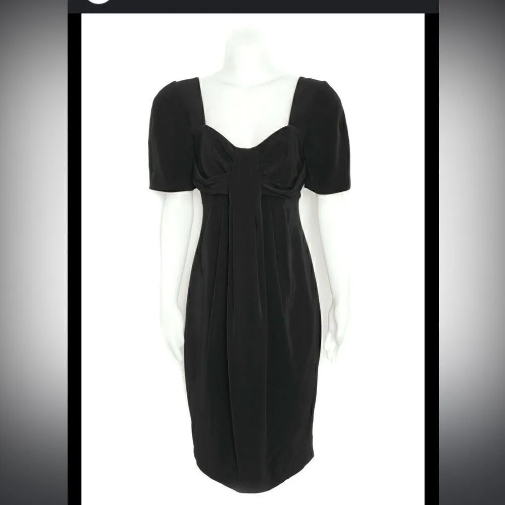 Nipon Boutique Dress Little Navy blue Cocktail Dress, Vintage Elegant Size 10 - Image 2