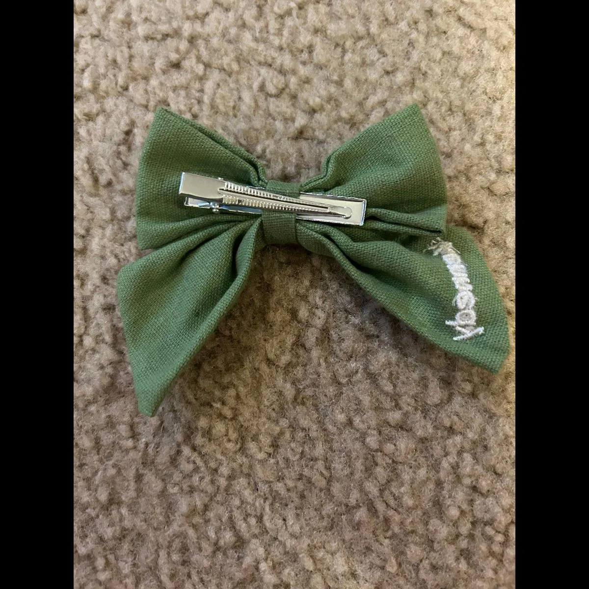 Kids girl woman hair accessories Kennedy Green - Image 2