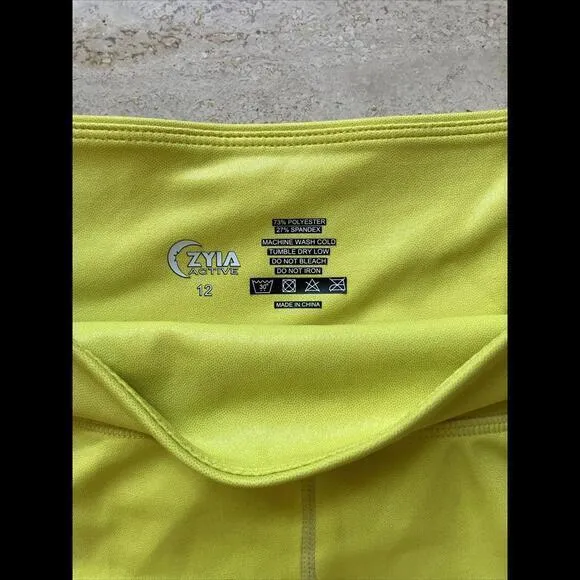 ZYIA ACTIVE YELLOW‎ LEGGINGS - Image 2