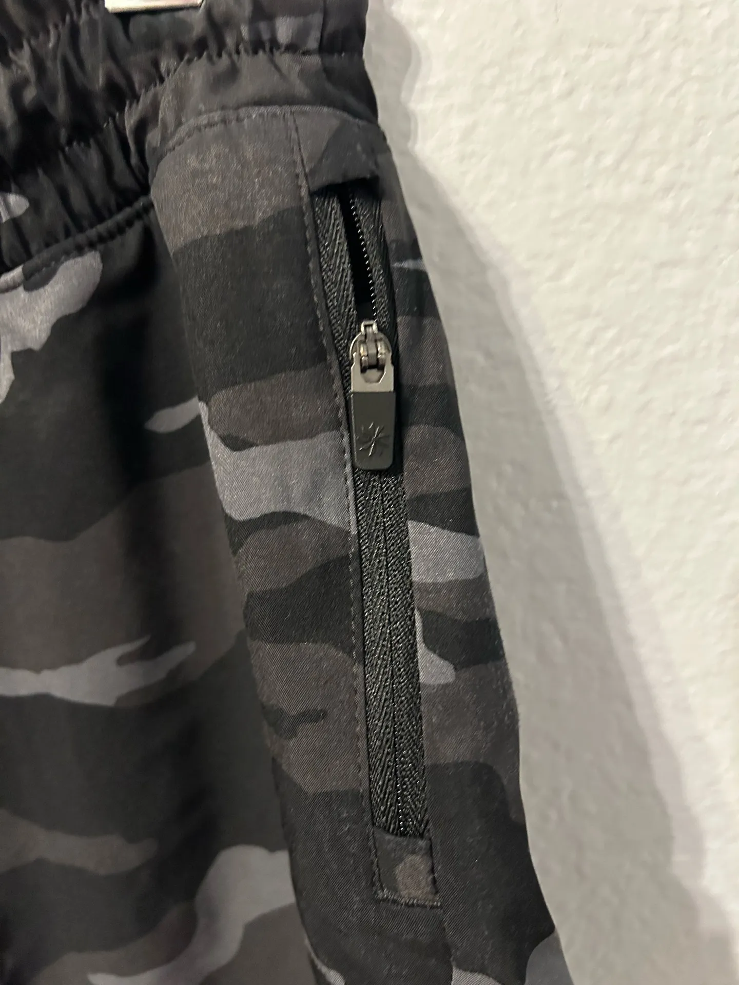 Athleta All Play Shorts (Black Camo Pattern) - Image 3