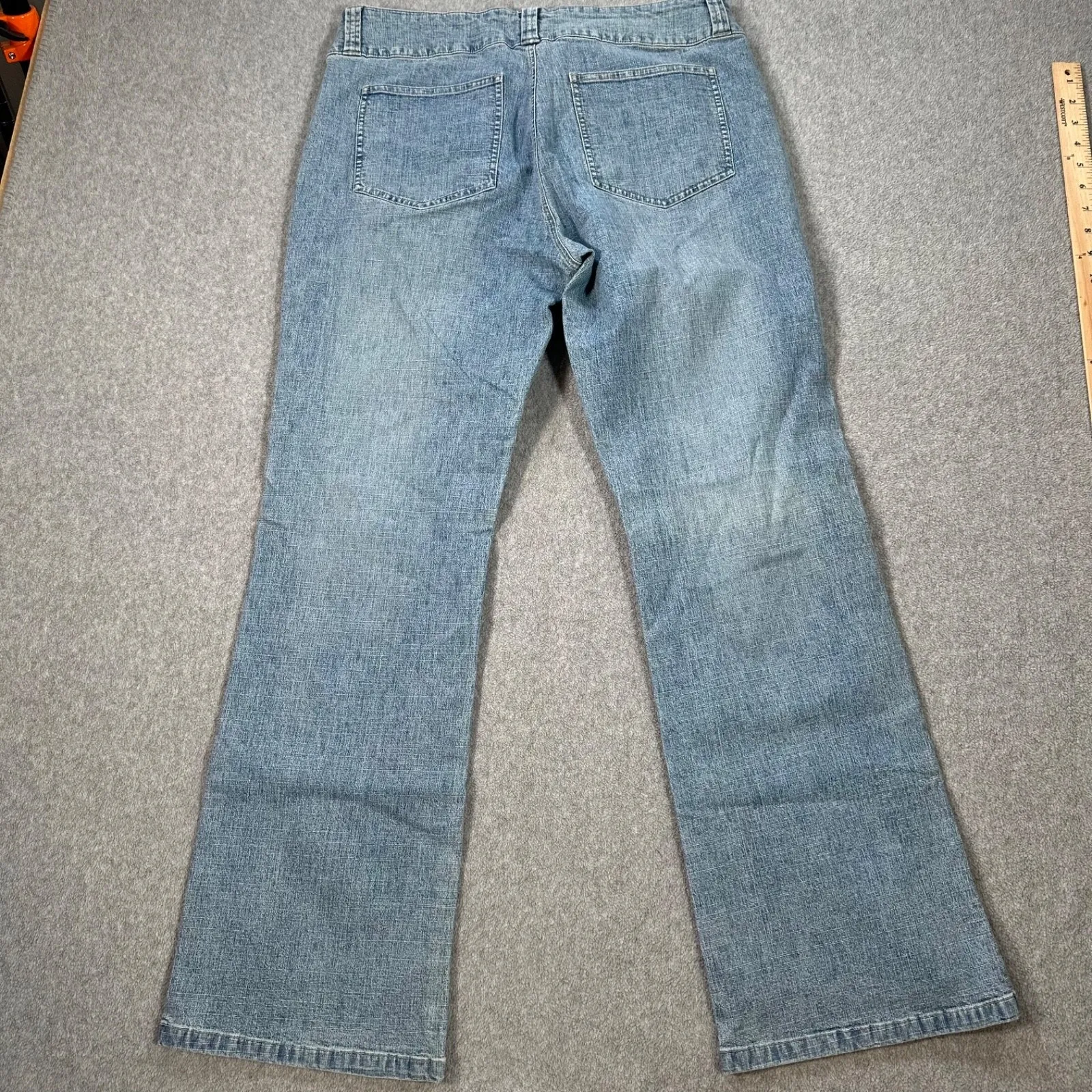 Lee Jeans Vintage Jeans Women's 13/14 Medium Light Wash Pockets Bootcut Flat y2k - Image 9