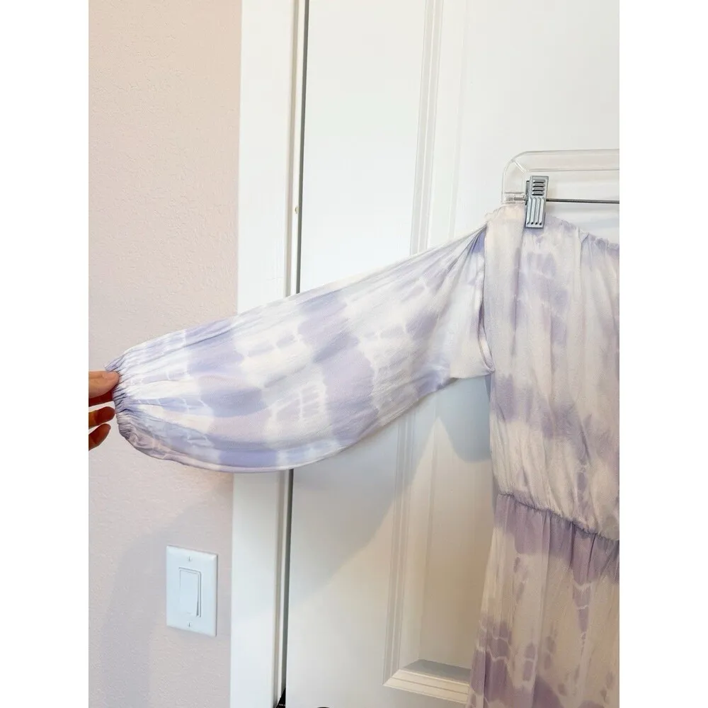 Young Fabulous & Broke Womens Maxi Dress Size XS Tie Dye Resort Vacation Purple - Image 5