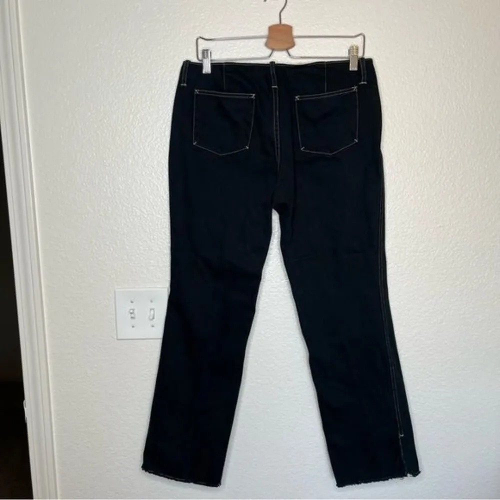 J. Crew dark Wash vintage straight leg mid rise jeans size 10 made in Hong Kong - Image 8