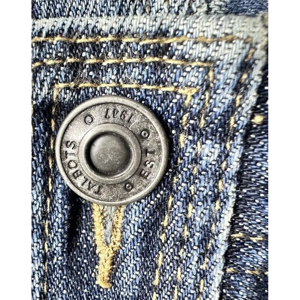 Talbots Women's Skirt Blue Denim Jean‎ 100% Casual Wear Pockets Size 16W - Image 2