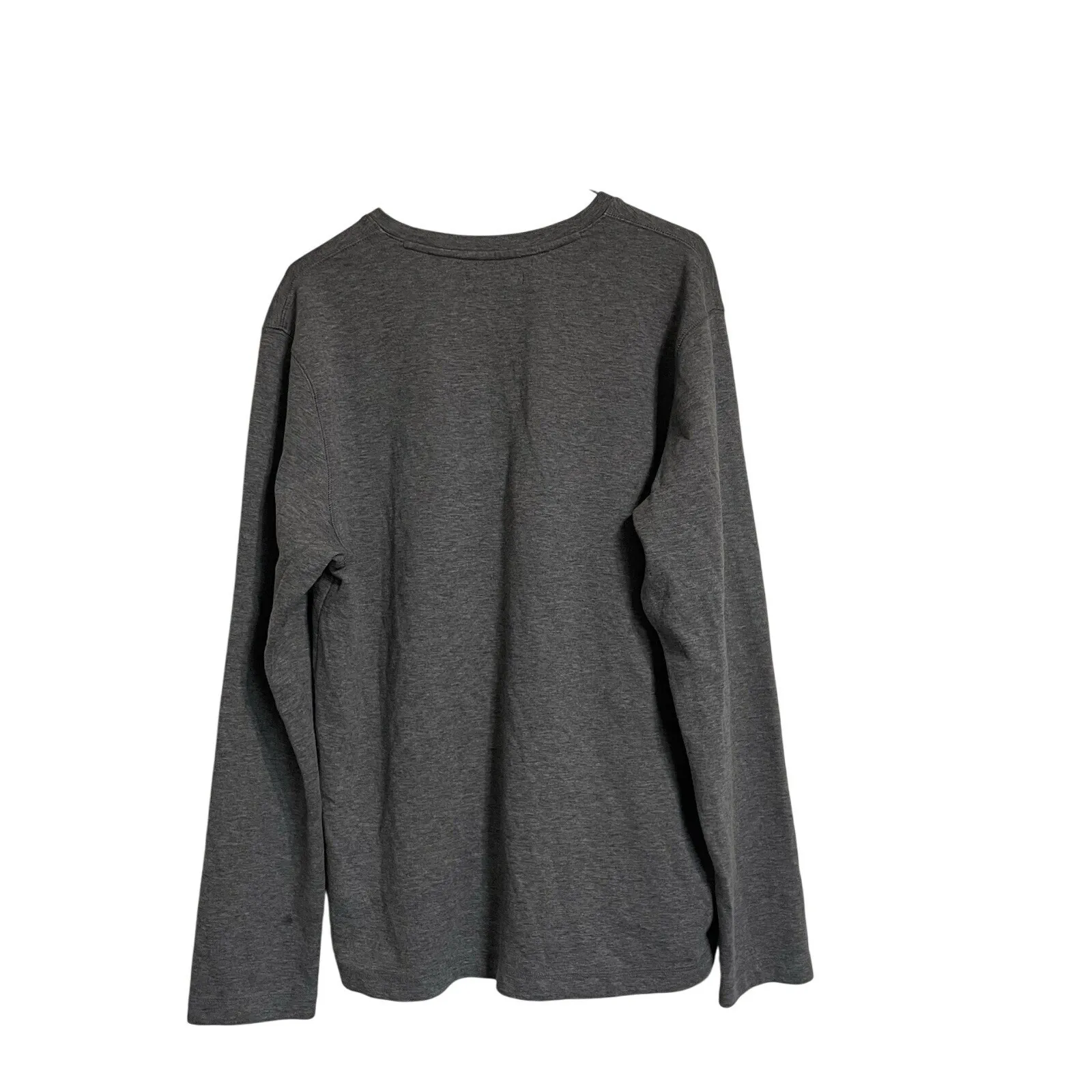 Banana Republic Womens Gray Long Sleeve V Neck T Shirt, Casual Everyday Top Sz L - Image 7