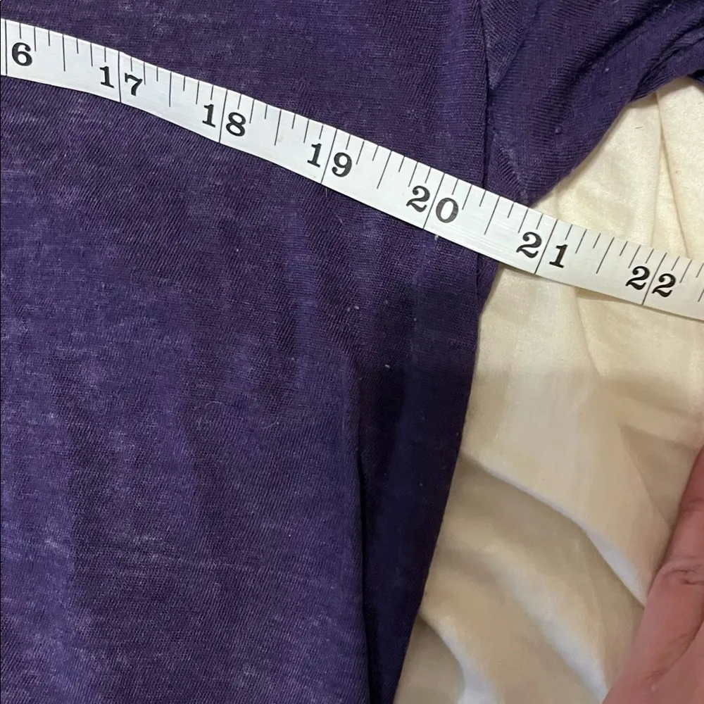 Lucky brand purple burnt out shirt in xl - Image 5