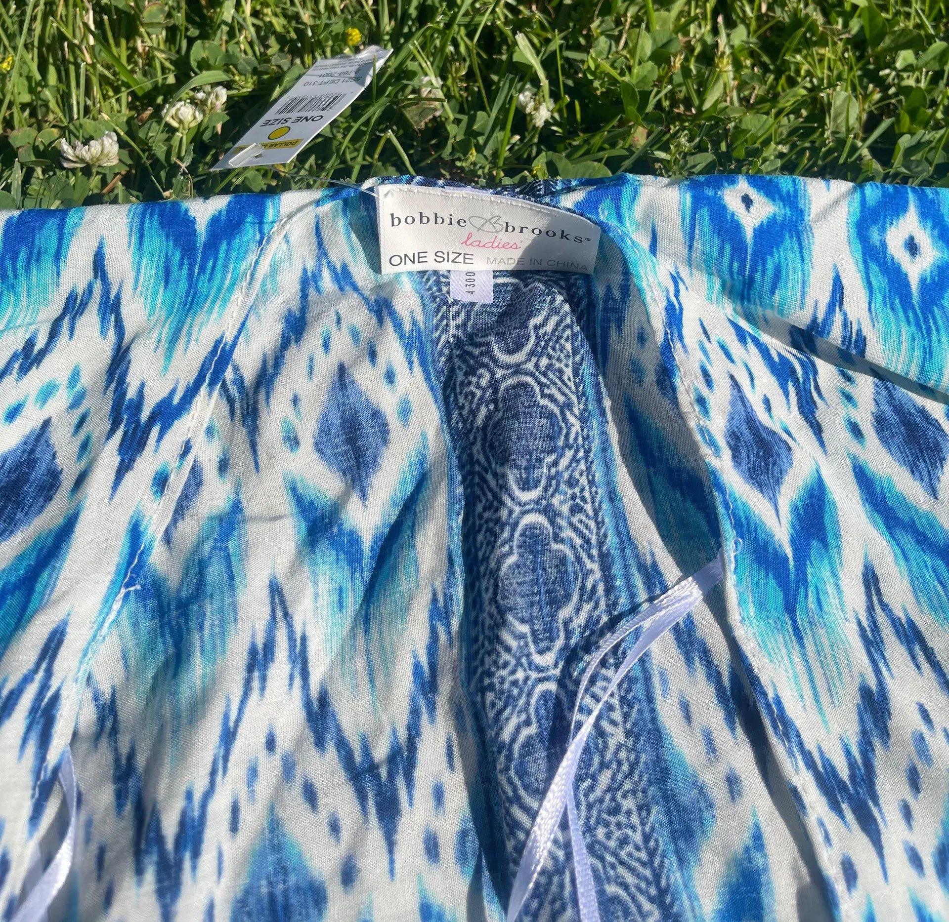 New Blue Tassel Coverup - Image 4