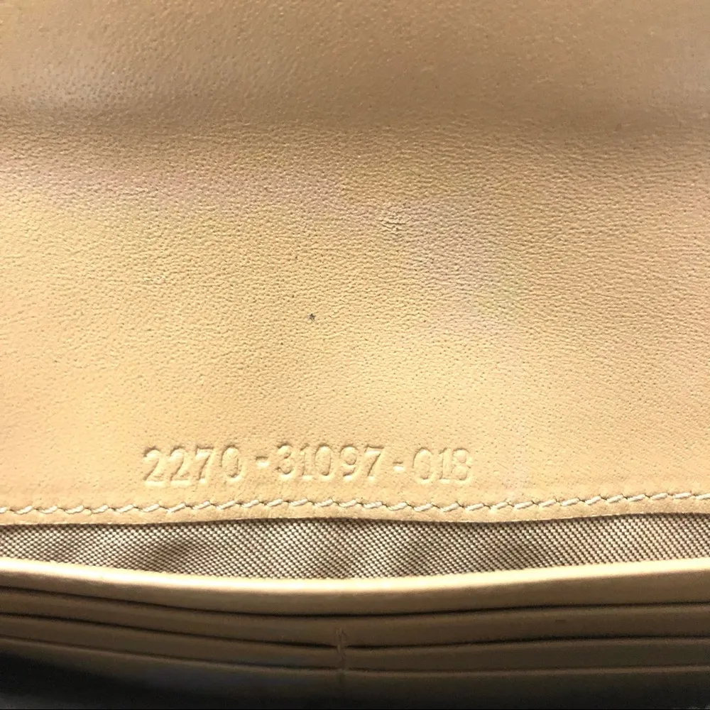 Fendi Zucca Coral Tri Fold Long Wallet Vintage in Box - Image 6