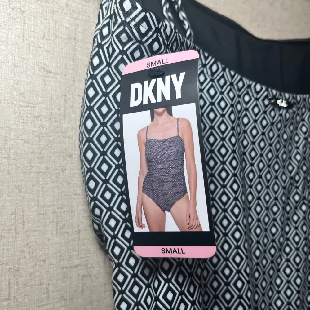 DKNY SWIM SUIT BLACK & WHITE Size S NEW WITH TAG - Image 8