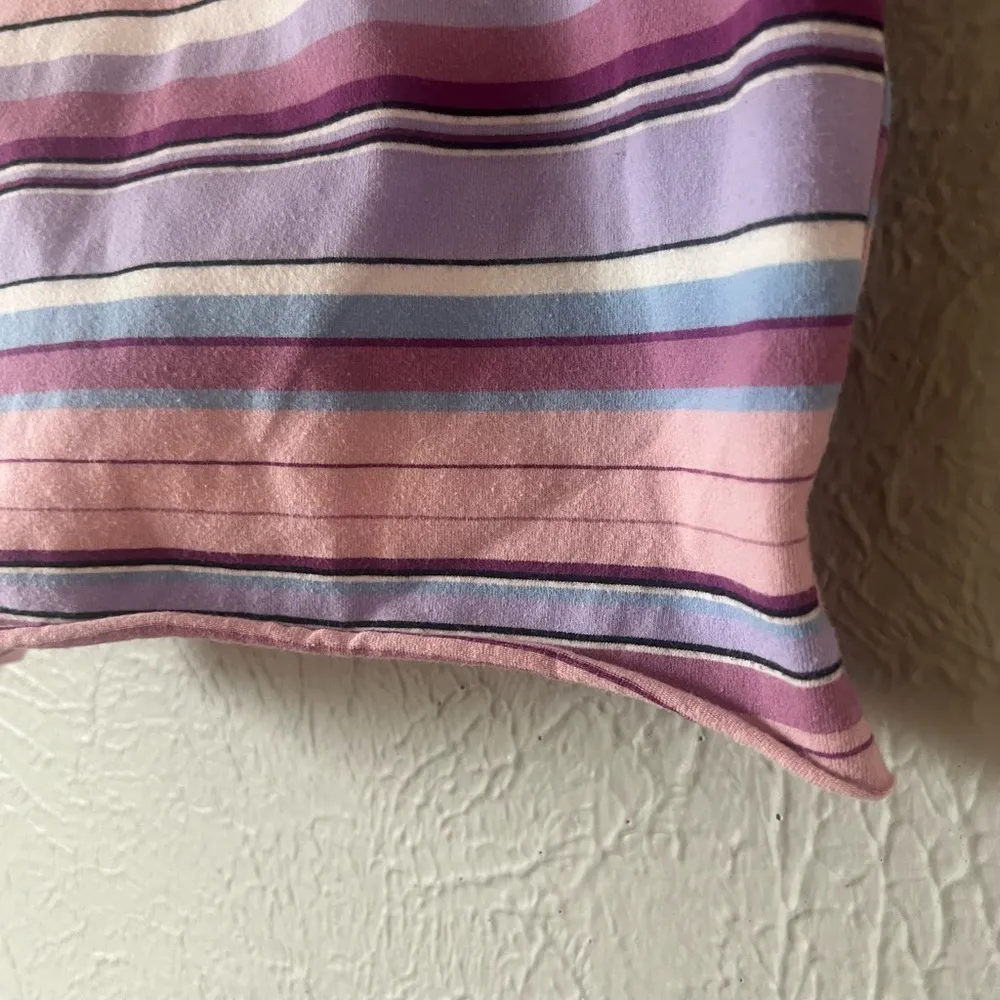 Y2K cropped stripped cropped tank with no padded bra - Image 4