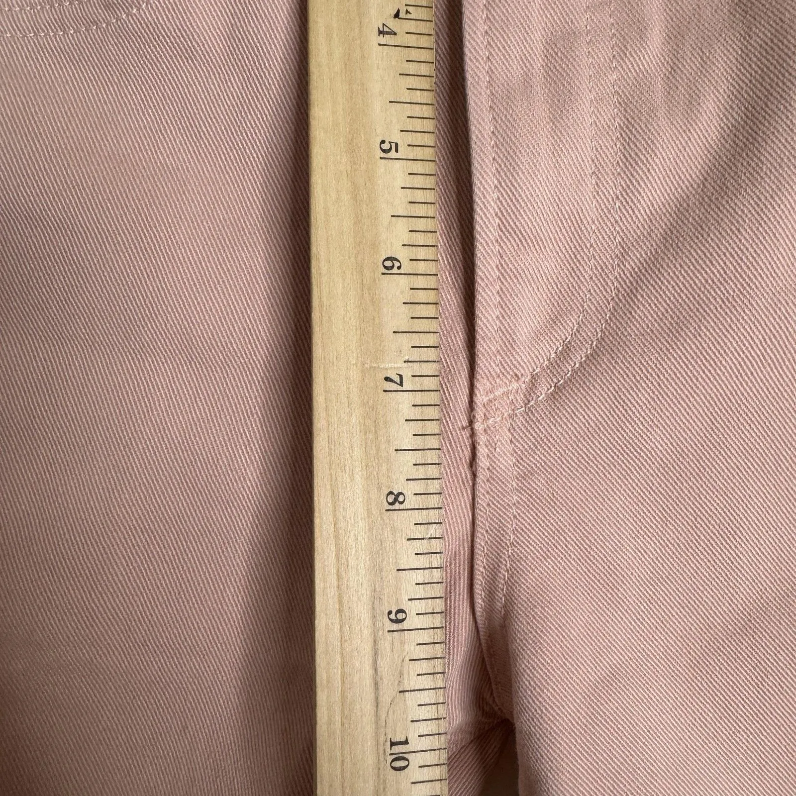 rag & bone Jeans Womens 25 Pink Straight Leg Denim 5-Pocket Made in USA Stretch - Image 5