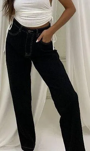 Contrast Stitch Jeans  - Image 5