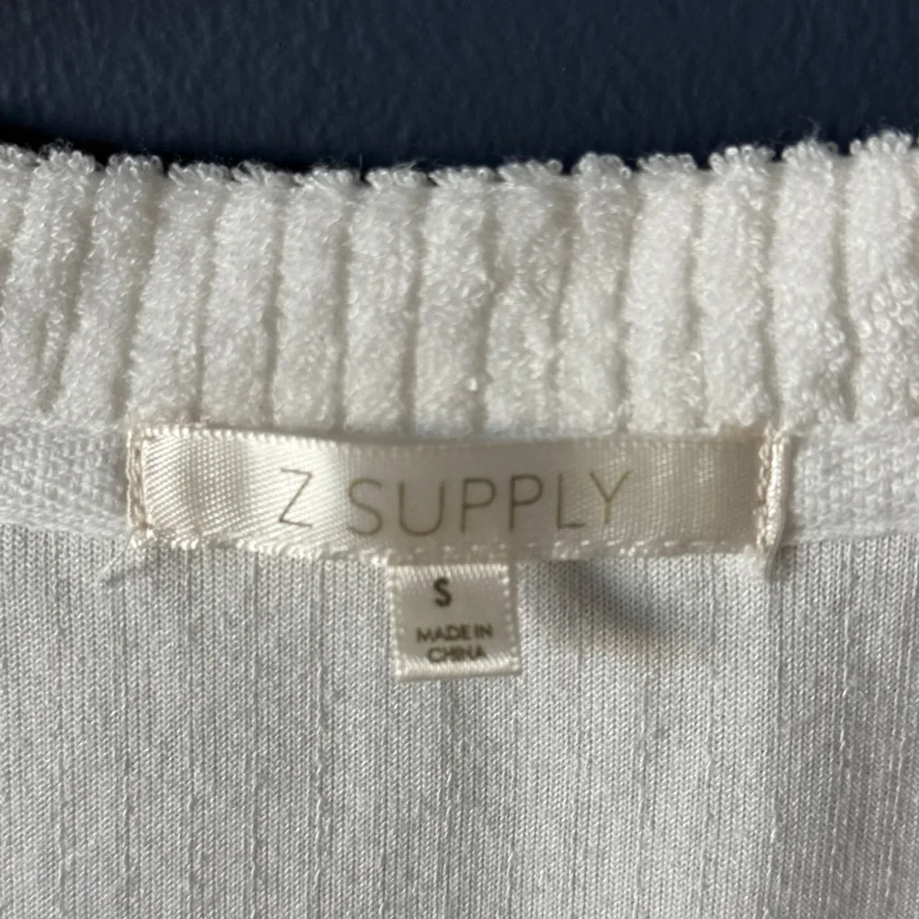 Women's Z Supply - Sloane V-neck Ribbed lounge wear size small - Image 4